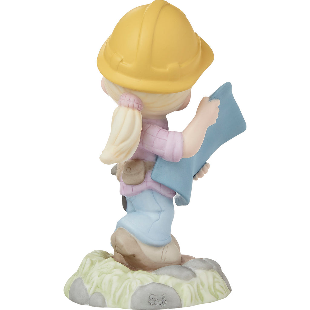 Trust In God's Plan Blonde Precious Moments Figurine