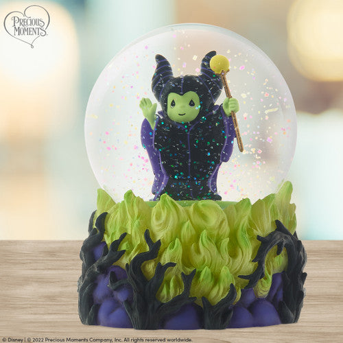 Maleficent Musical Snow Globe Disney Precious Moments