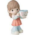 Mom, You're Amazing, Loving, Marvelous Brunette Girl Precious Moments Figurine