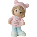 My Grandma Spoils Me Dark Brunette Girl Precious Moments Figurine