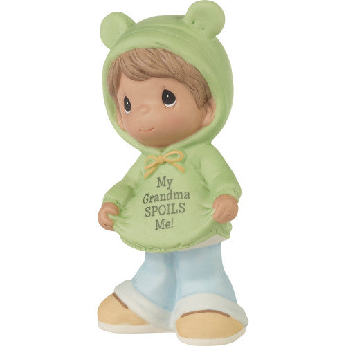 My Grandma Spoils Me Boy Precious Moments Figurine