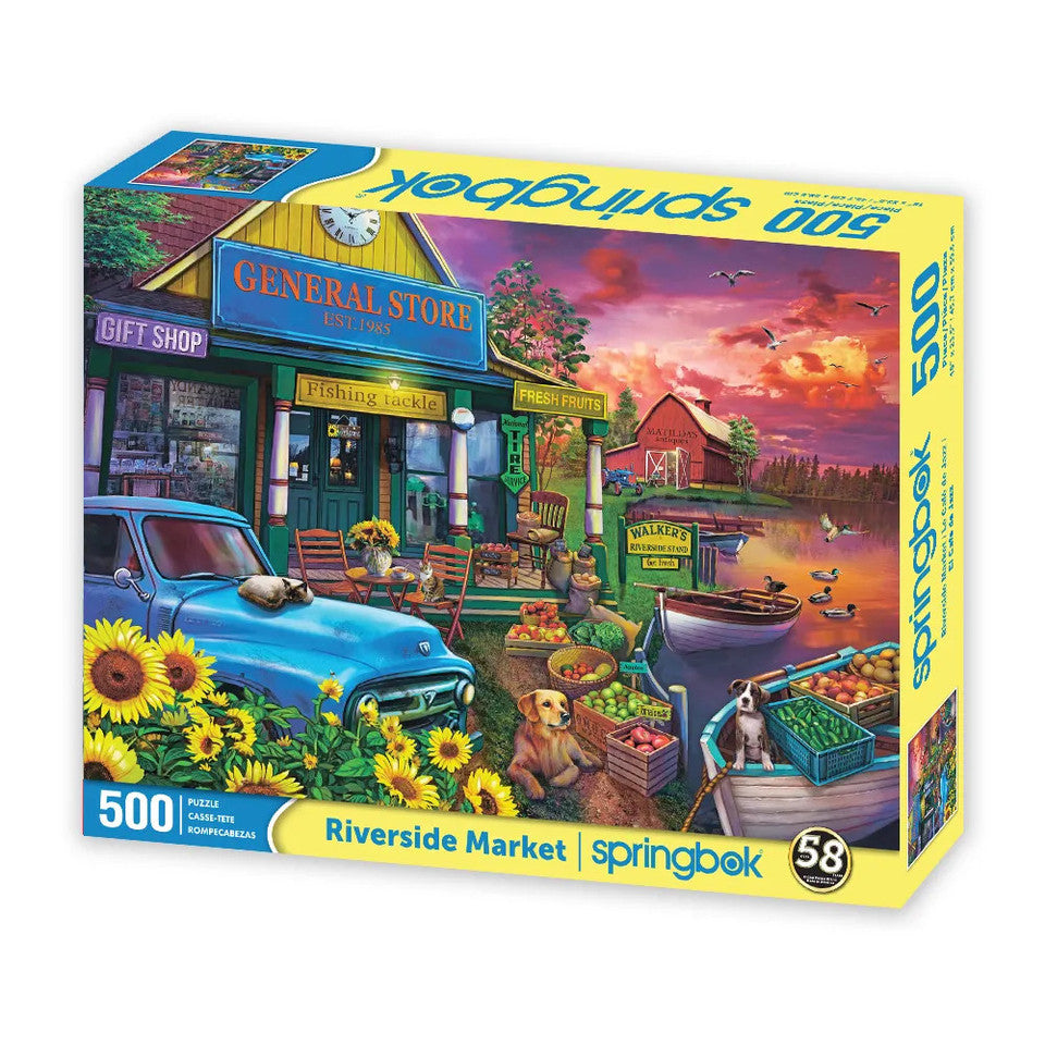 Riverside Market 500 piece Springbok Puzzle
