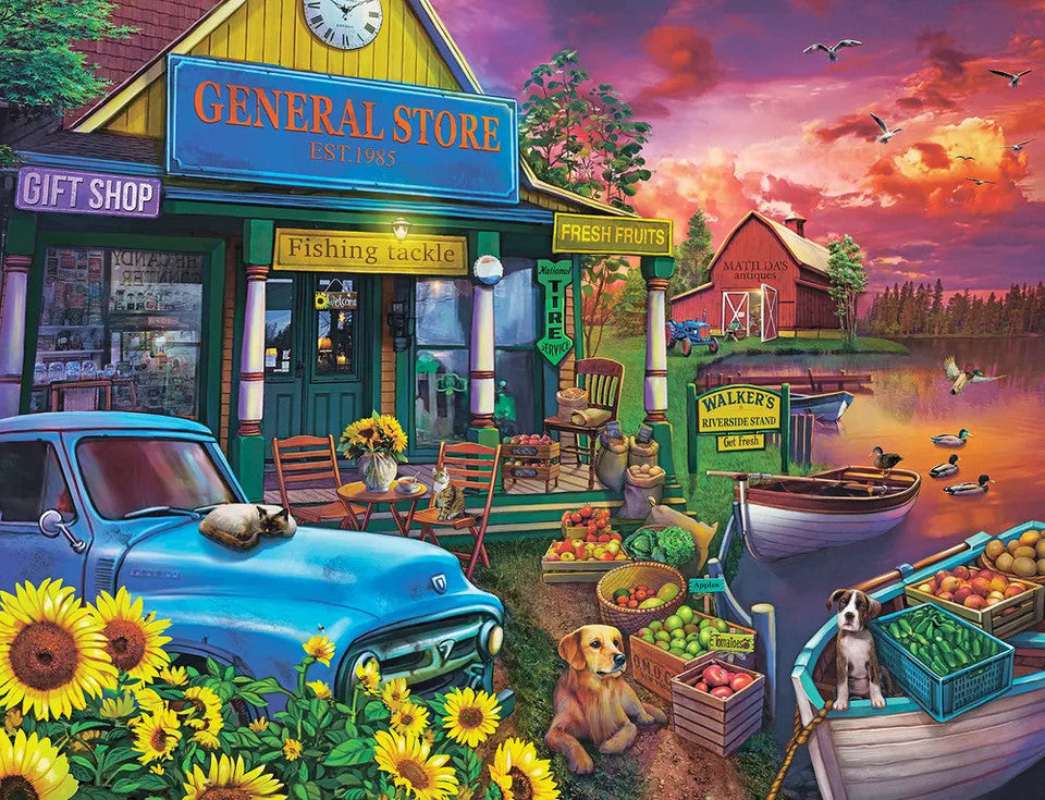 Riverside Market 500 piece Springbok Puzzle