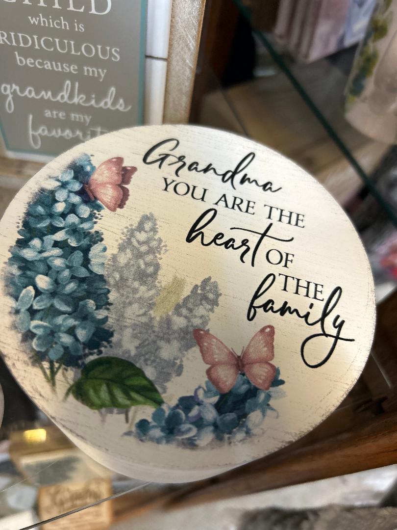 Grandma You Are the Heart of the Family Trinket Box