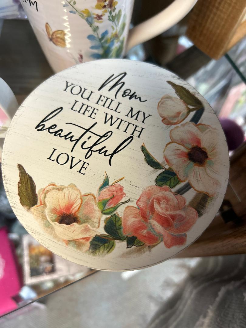 Mom You Fill My Life With Beautiful Love Trinket Box