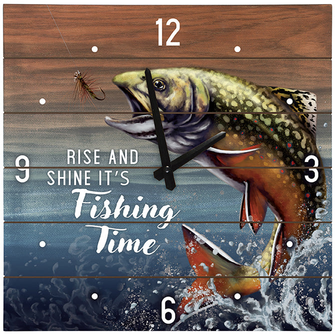 Fishing Time Wall Clock