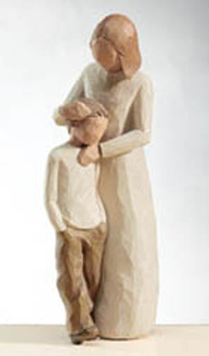 “Mother and Son” Willow Tree Figurine