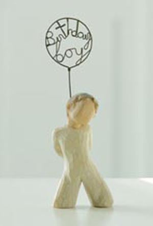 “Birthday Boy” Willow Tree Figurine