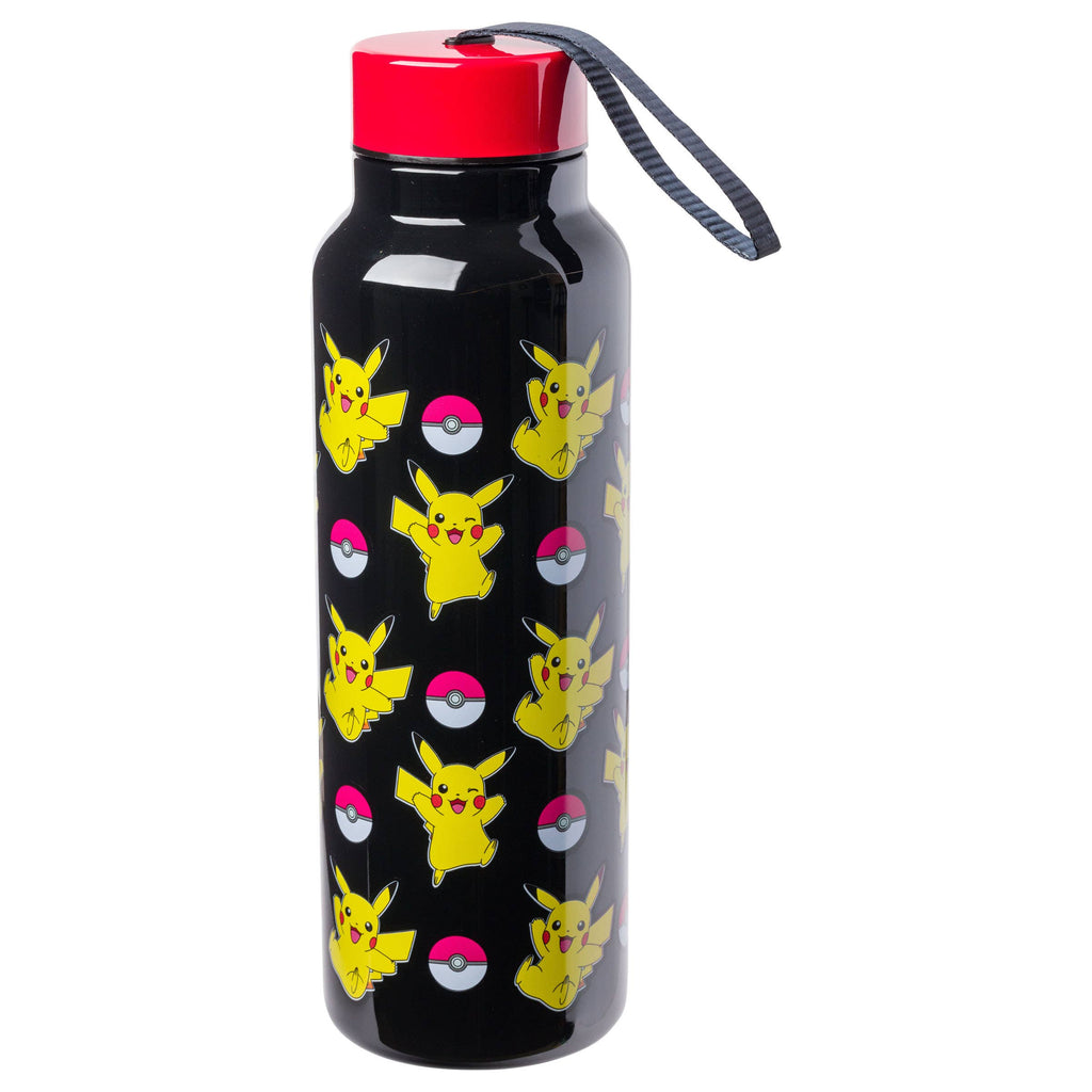 Pokemon Pikachu Stainless Steel Waterbottle with Strap