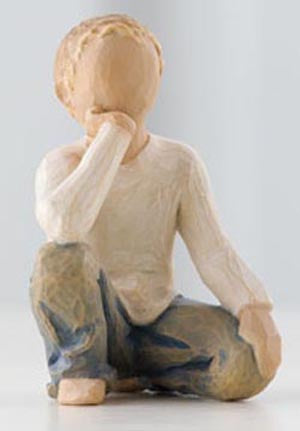 “Inquisitive Child” Willow Tree Figurine