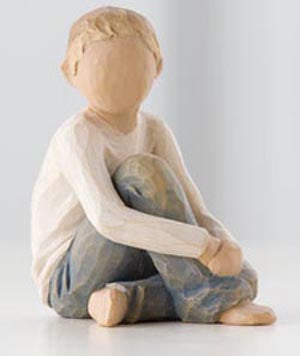 “Caring Child” Willow Tree Figurine