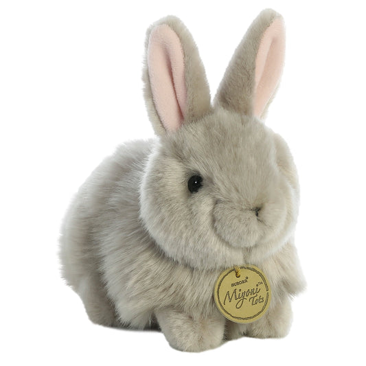 Angora Bunny Gray Miyoni Plush