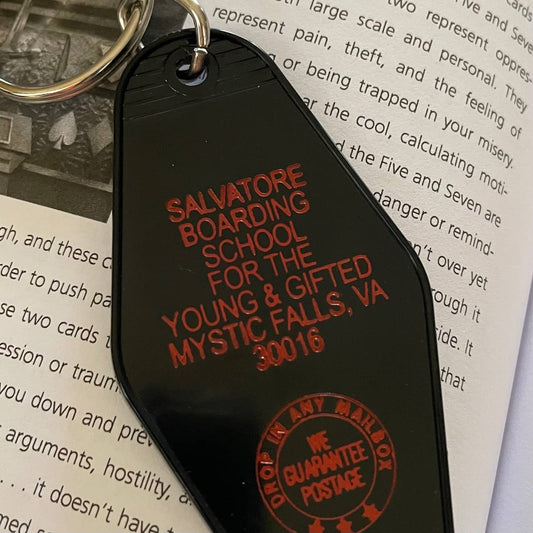 Salvatore Boarding School Motel Key Fob