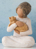 “Kindness Girl” Willow Tree Figurine (Darker skin tone and hair color)