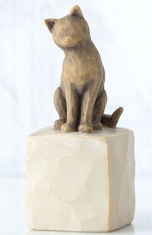 “Love My Cat” (Dark) Willow Tree Figurine