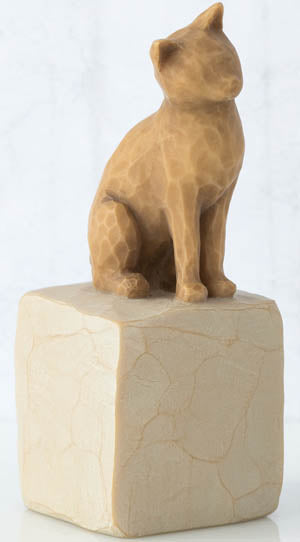 “Love My Cat” (Light) Willow Tree Figurine