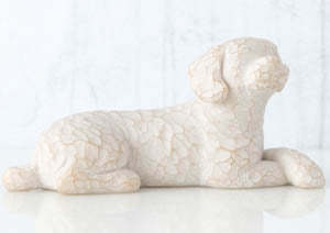 “Love My Dog” (Small, Lying Down) Willow Tree Figurine