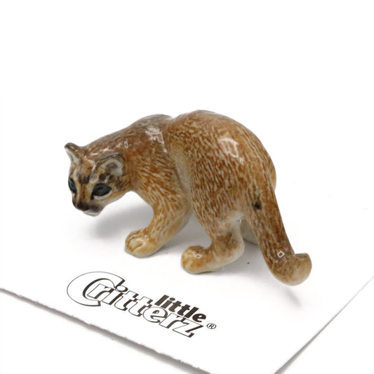 Cougar Mountain Lion Mini Figurine