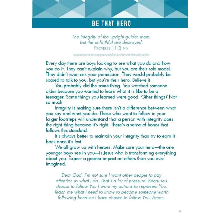 3 Minute Devotions for Guys