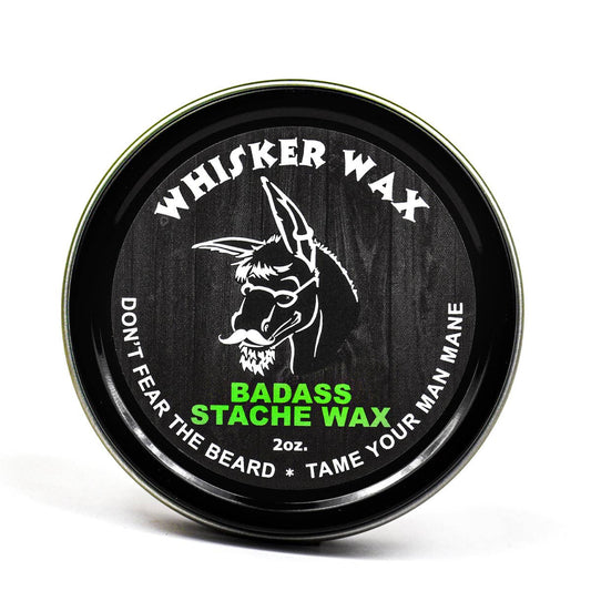 Badass Beard Care - Badass Mustache Wax Whisker Wax