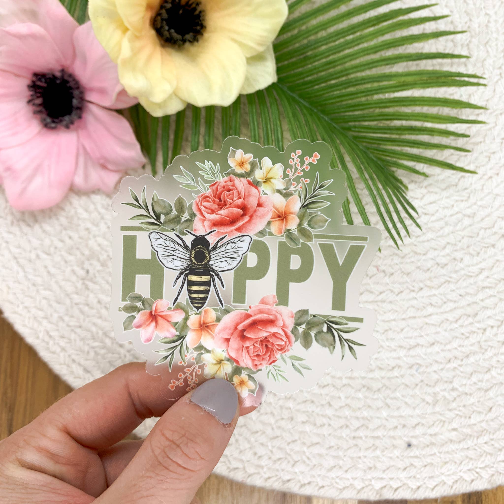 Happy Sticker