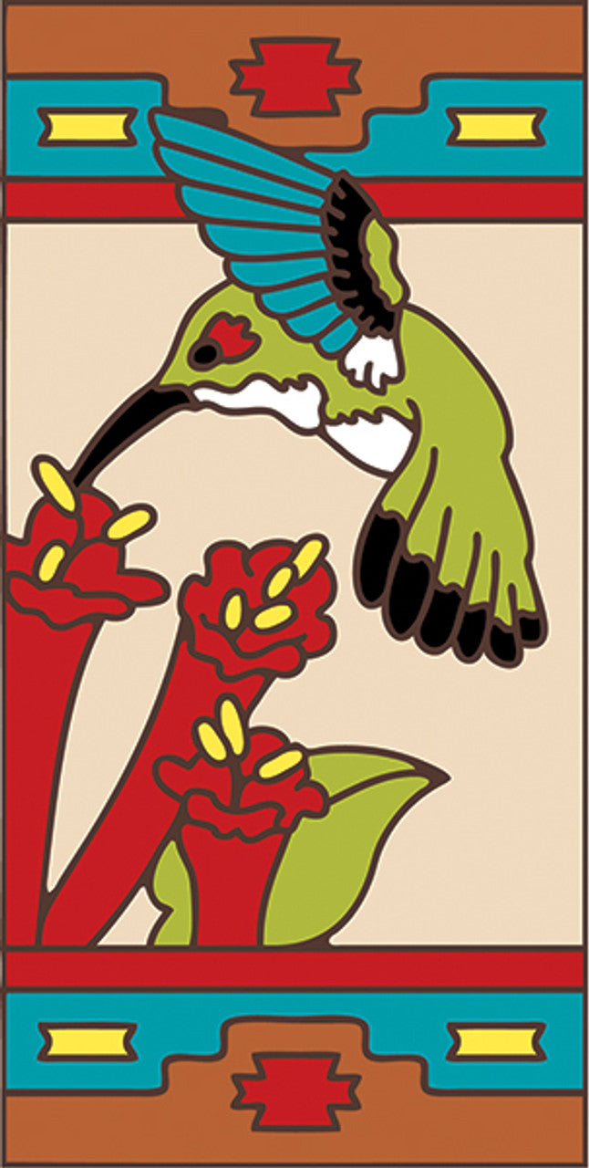 Southwest Hummingbird Right Tile