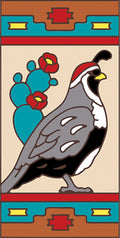Southwest Quail Left Tile