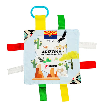 Arizona State Crinkle Tag Square Toy