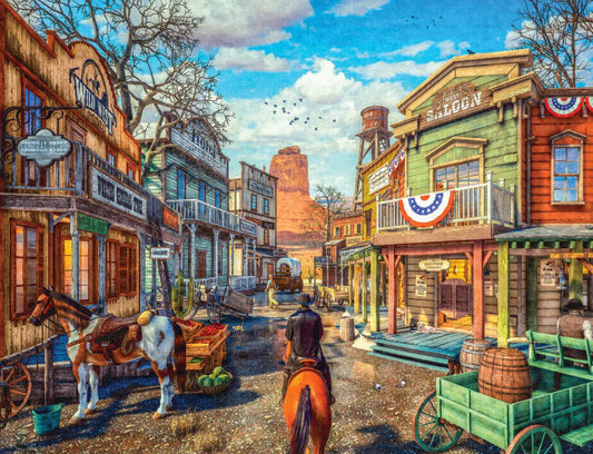 Old Western Town Puzzle