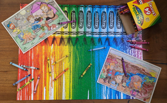 Dripping In Color 500 Piece Jigsaw Puzzle