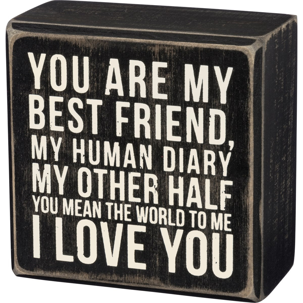 Box Sign - I Love You