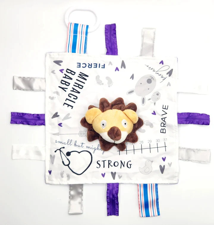 Brave Lion NICU Baby Lovey