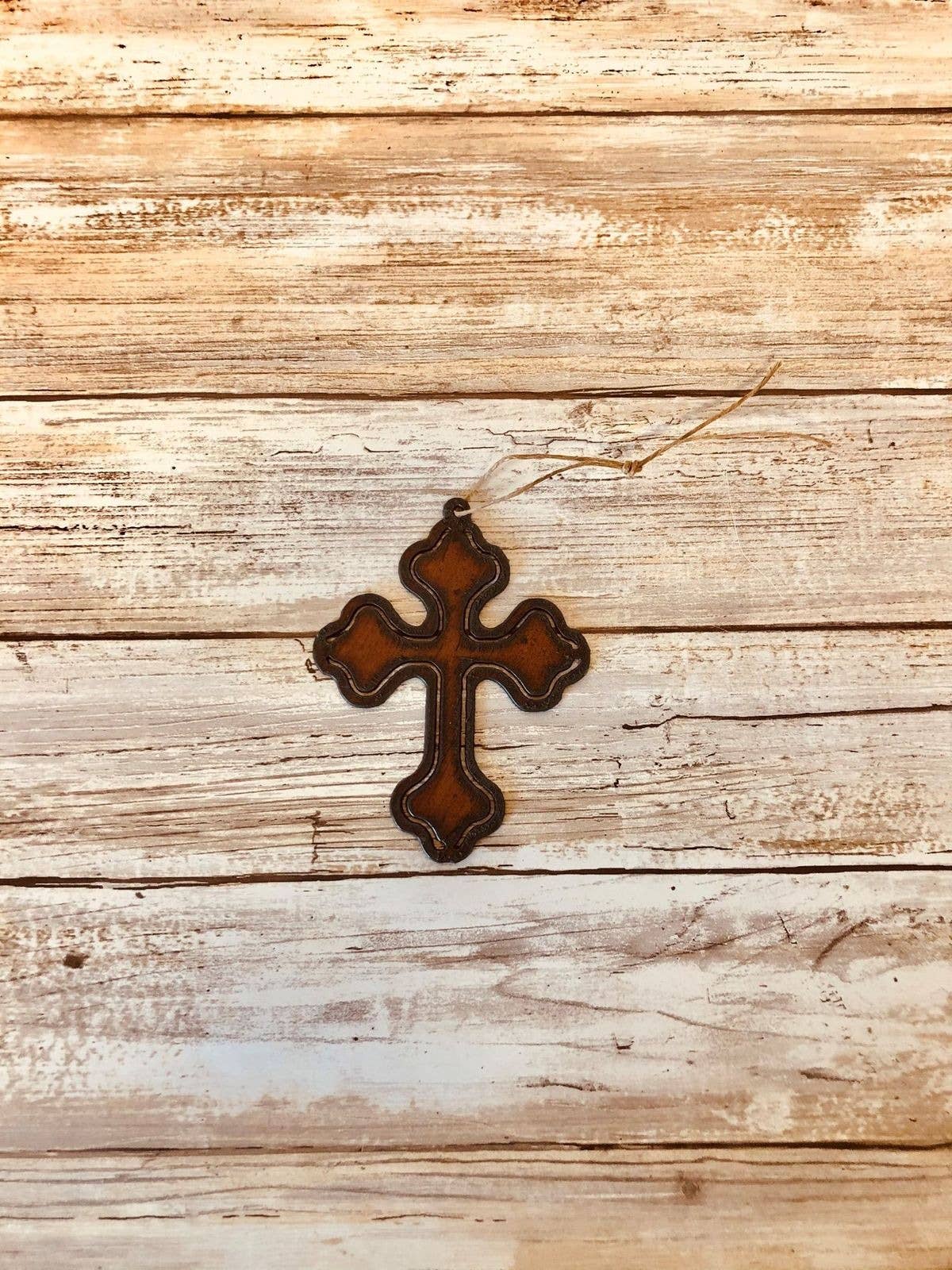 Cross Rustic Ornament
