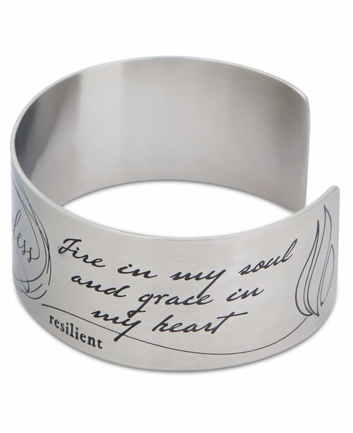 Fearless Stainless Steel Cuff Bracelet
