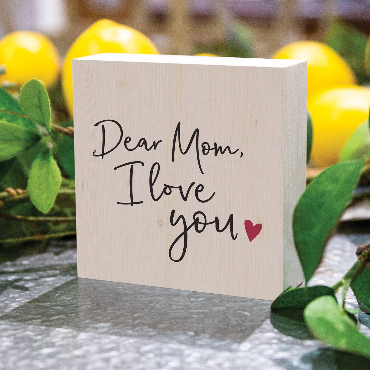 Dear Mom I Love You Square Sign