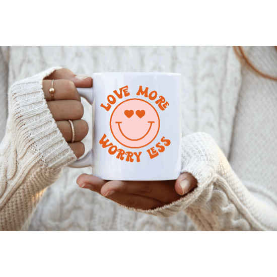 Love More Worry Less Mug