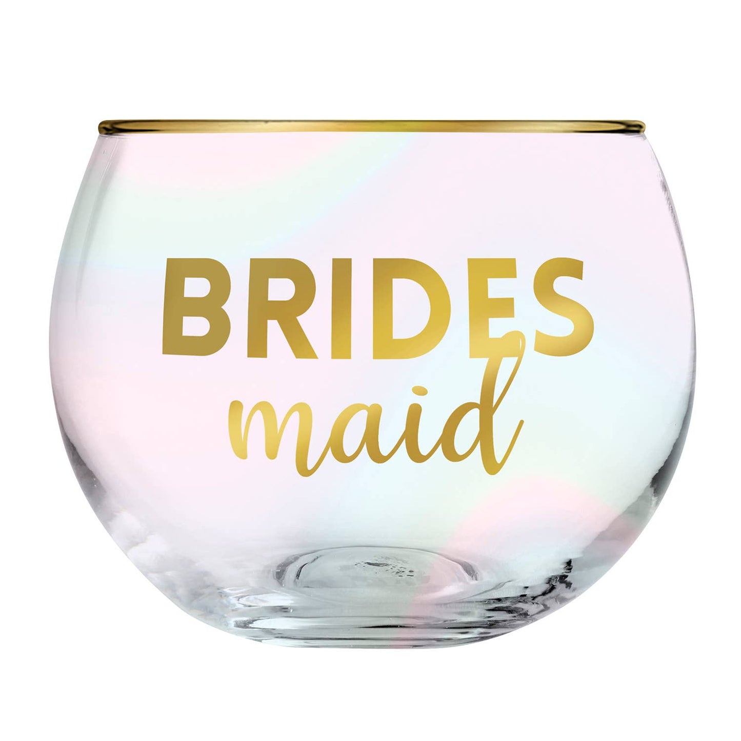 Bridesmaid Roly Poly Glass