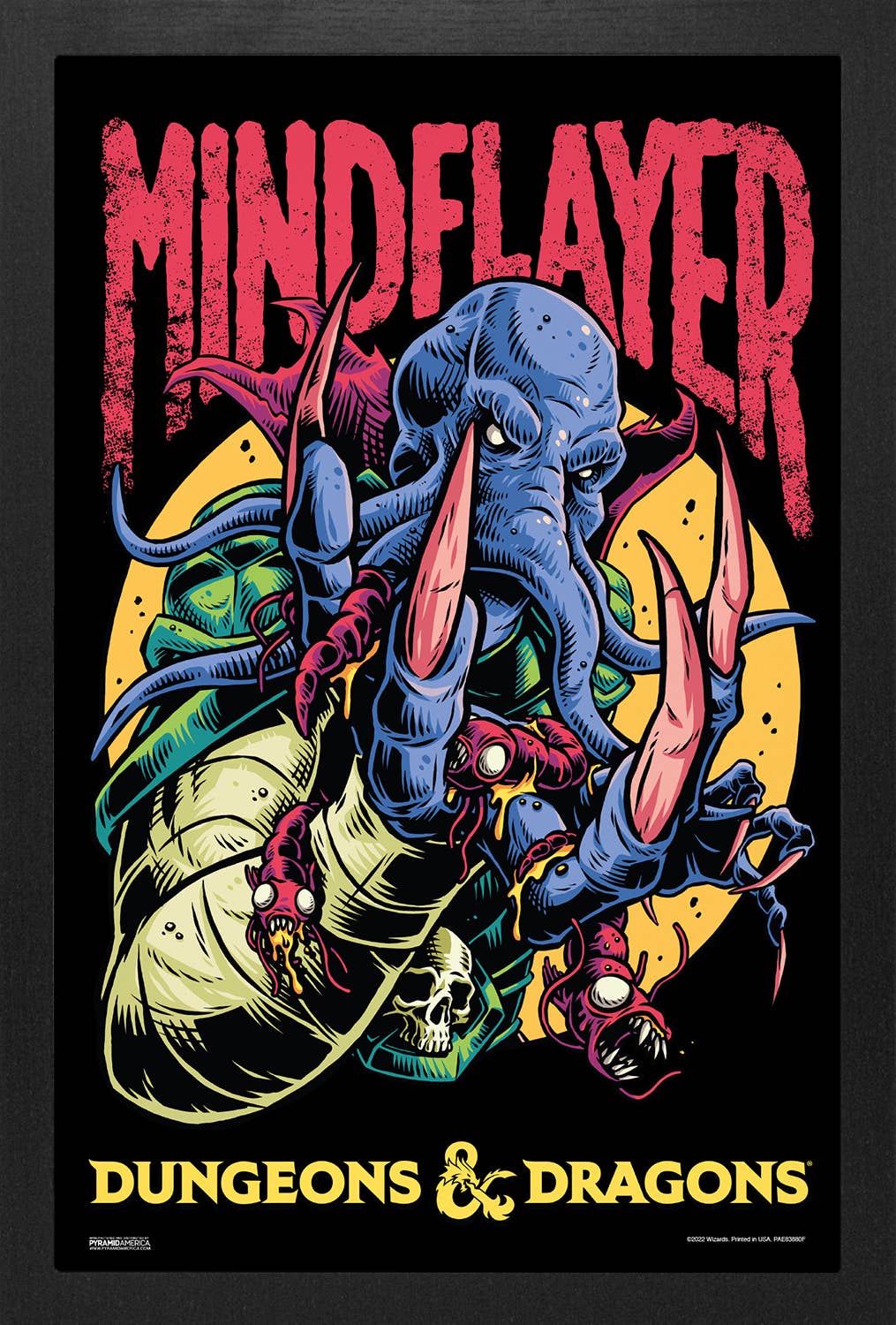 Dungeon & Dragons Mindflayer Illustration Framed Print