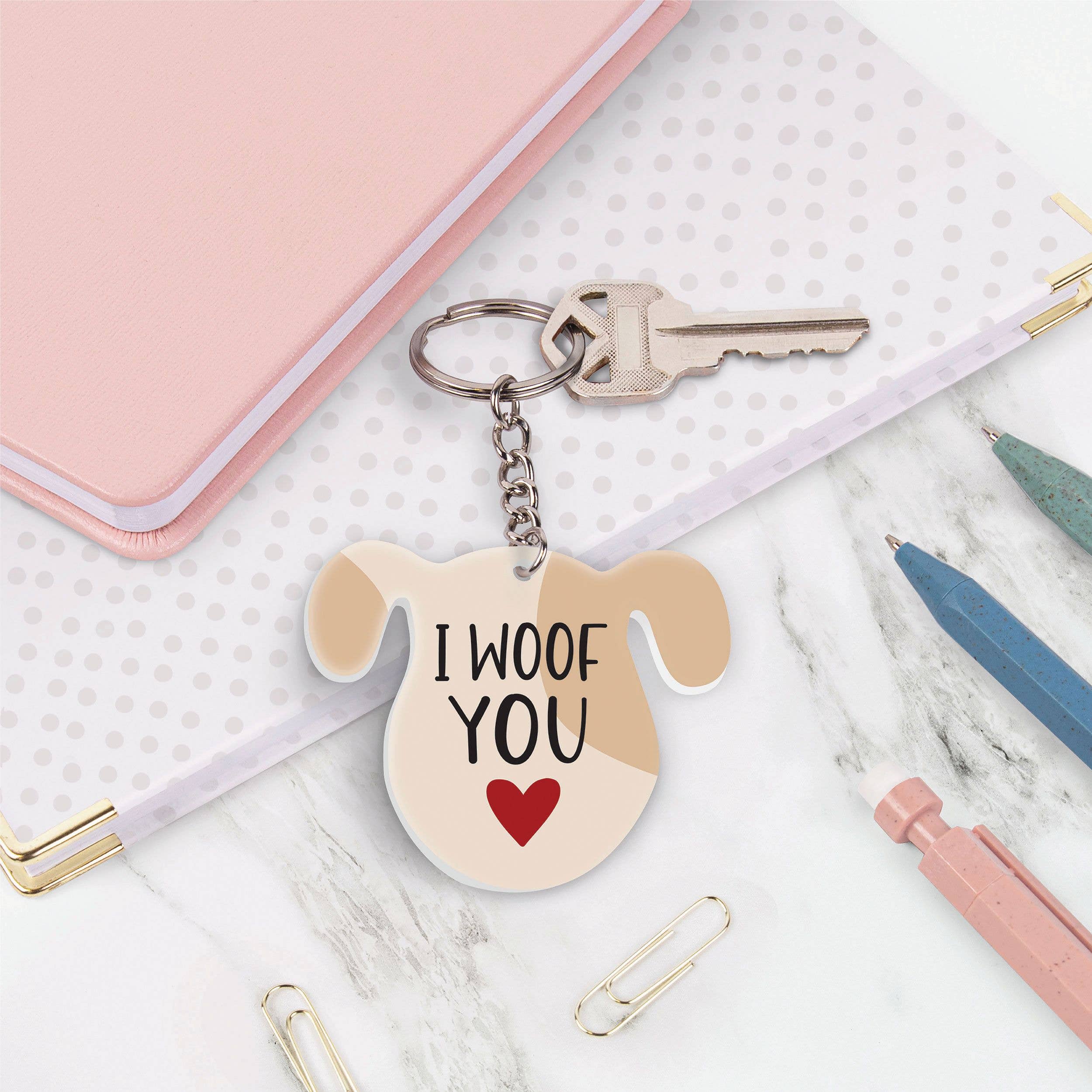 I Woof You Keychain