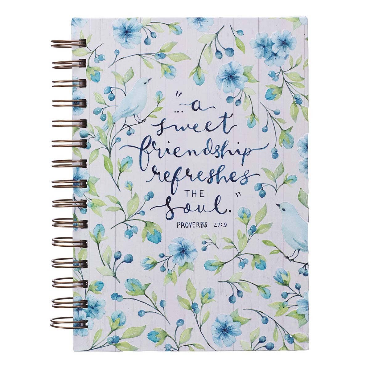 A Sweet Friendship Large Wirebound Journal