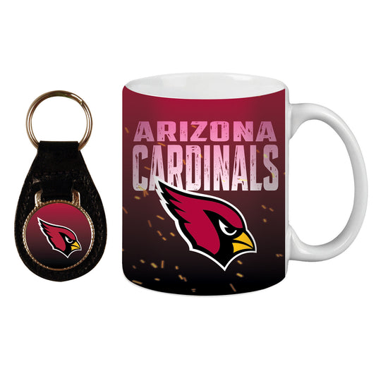 Arizona Cardinals Mug and Key FOB Set