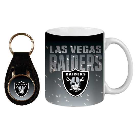 Las Vegas Raiders Mug and Key FOB Set