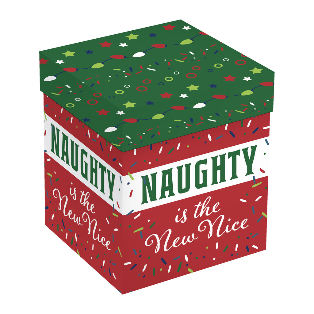 Naughty is the New Nice Stemless Wine Glass