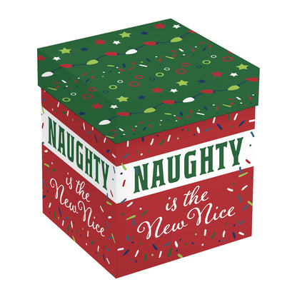 Naughty is the New Nice Stemless Wine Glass