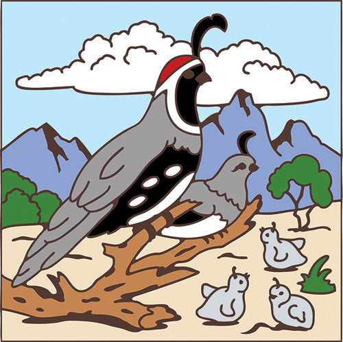 Quail/Babies Tile