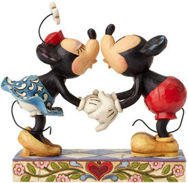 Jim Shore Smooch For My Sweetie Mickey & Minnie