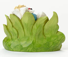 Jim Shore Flower Of The Month December Narcissus Blue Topaz Birthstone Accent