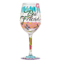 Best Friends Always Lolita Wine Glass