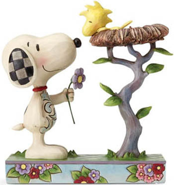 SALE!! Jim Shore Nest Warming Gift Snoopy Figurine