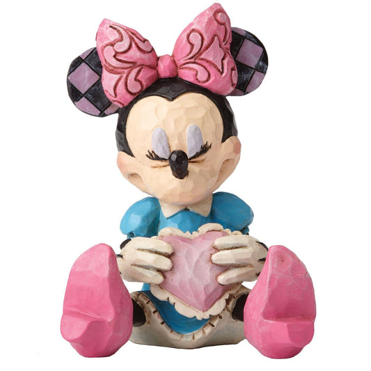 SALE!! Minnie With Heart Mini Figurine